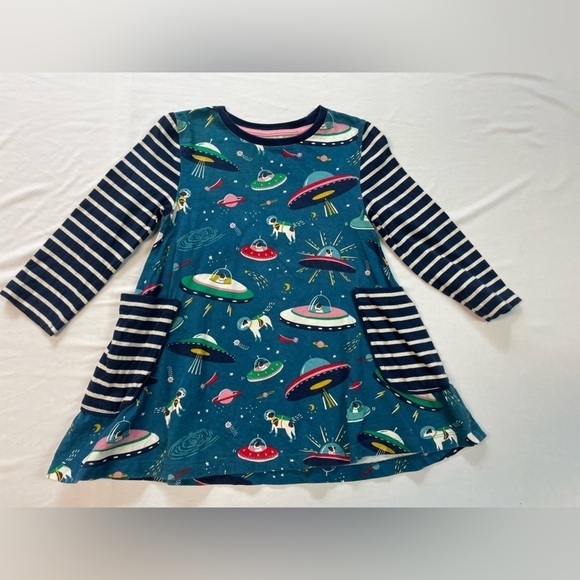 Mini Boden space themed girls tunic. Cute and colorful. Like new condition. - Picture 1 of 4